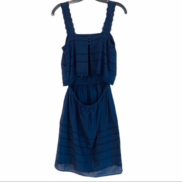 Romeo & Juliet Couture Eyelet Open Back Dress Sz S - Picture 3 of 10